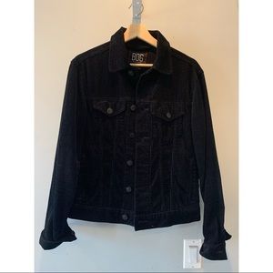 BDG Black Corduroy Trucker Jacket